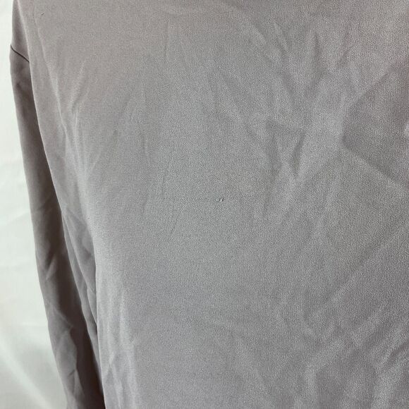 MM LaFleur Blouse XL Lavender-Gray 3/4 Sleeve Drape Detail - Picture 5 of 12